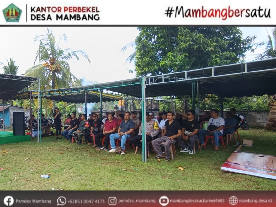 HARI PERTAMA MAMFEST 2025 ARAHAN DAN SEMBAHYANG BERSAMA BAPAK CAMAT SELEMADEG TIMUR
