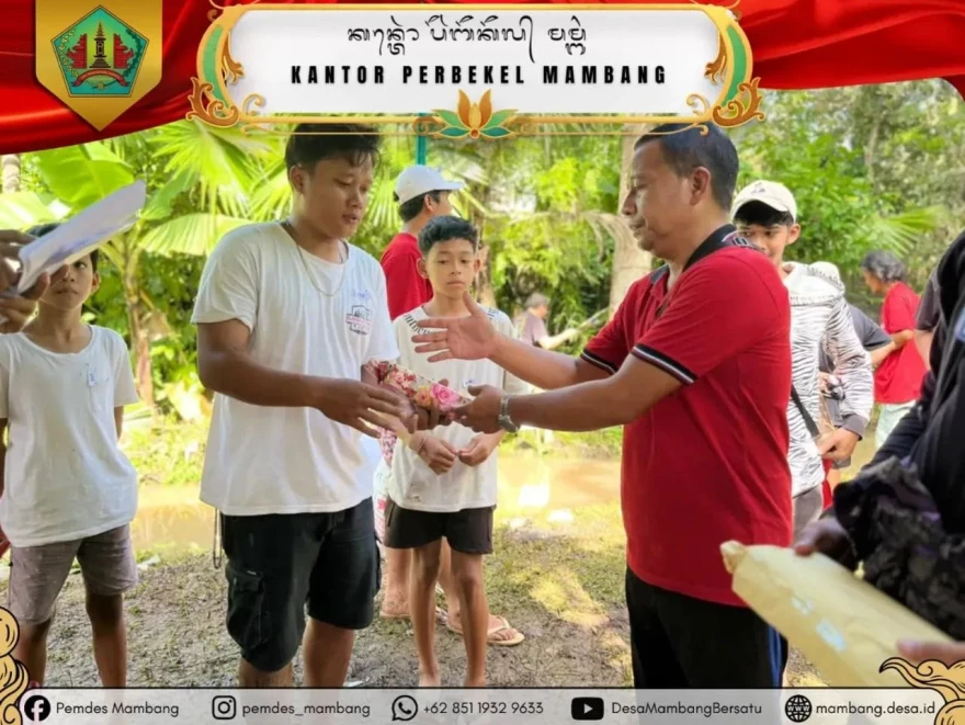 PERBEKEL MAMBANG MENGHADIRI LOMBA MANCING STT BANJAR MAMBANG GEDE