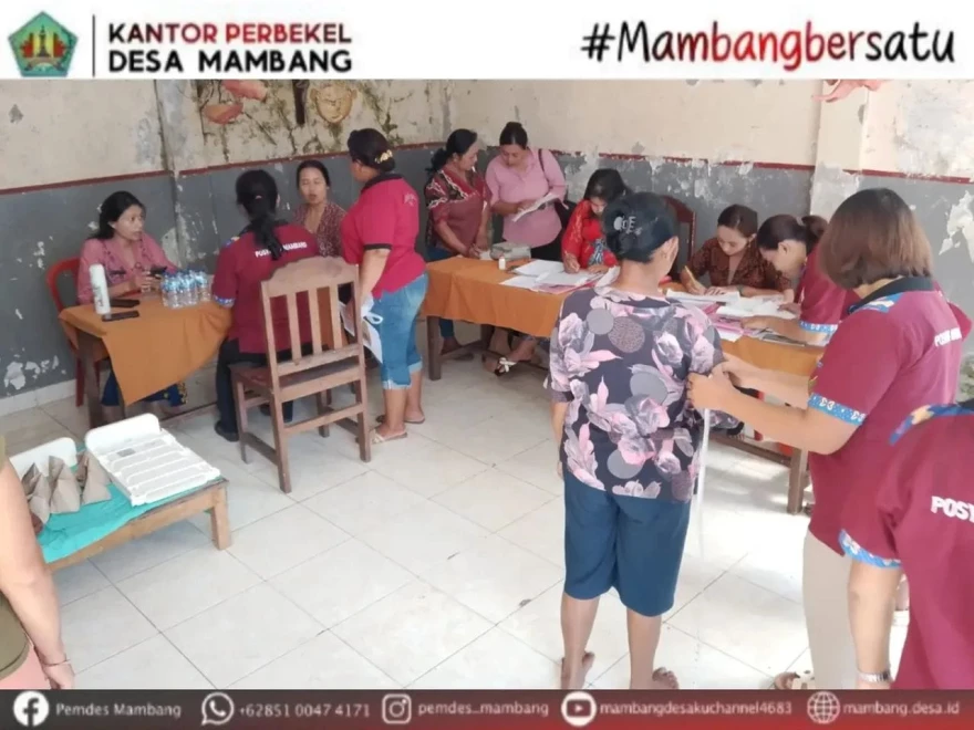 POSYANDU ILP 6 SPM DI BANJAR MAMBANG KAJA