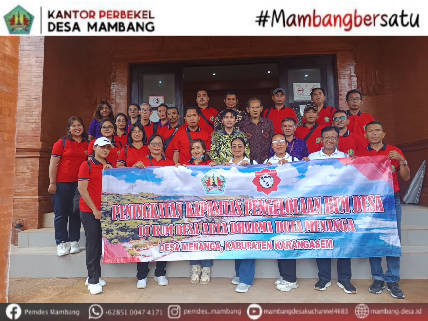 STUDY TIRU PEMDES MAMBANG DI KANTOR DESA MENANGA, KARANGASEM