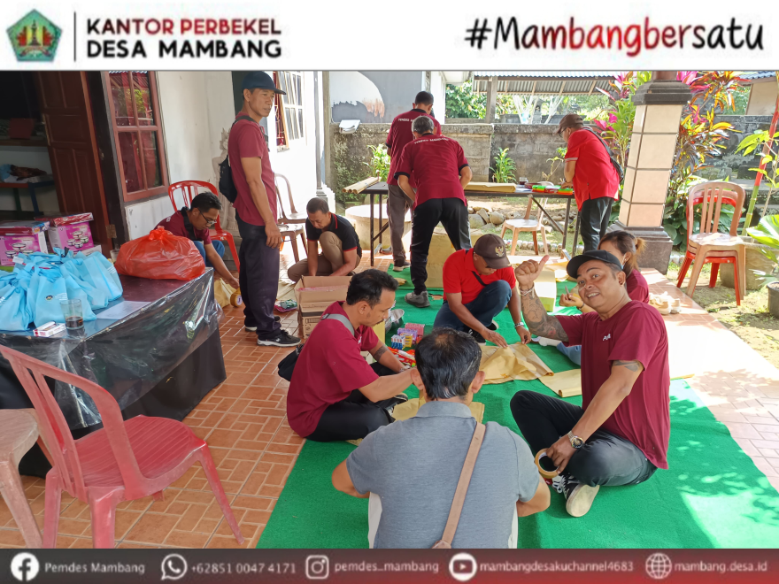BUNGKUS-BUNGKUS DOORPRIZE ACARA KEGIATAN LOMBA 17-AN DESA MAMBANG