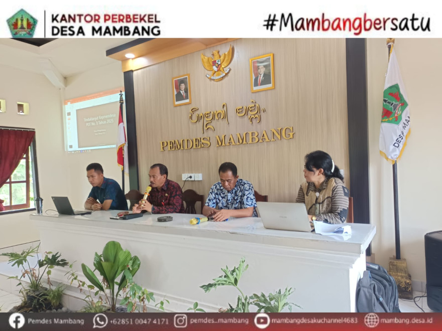 RAPAT KOORDINASI SEKDES SE-KECAMATAN