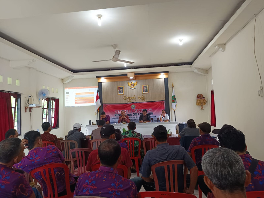 MUSRENBANG DESA MAMBANG 2025