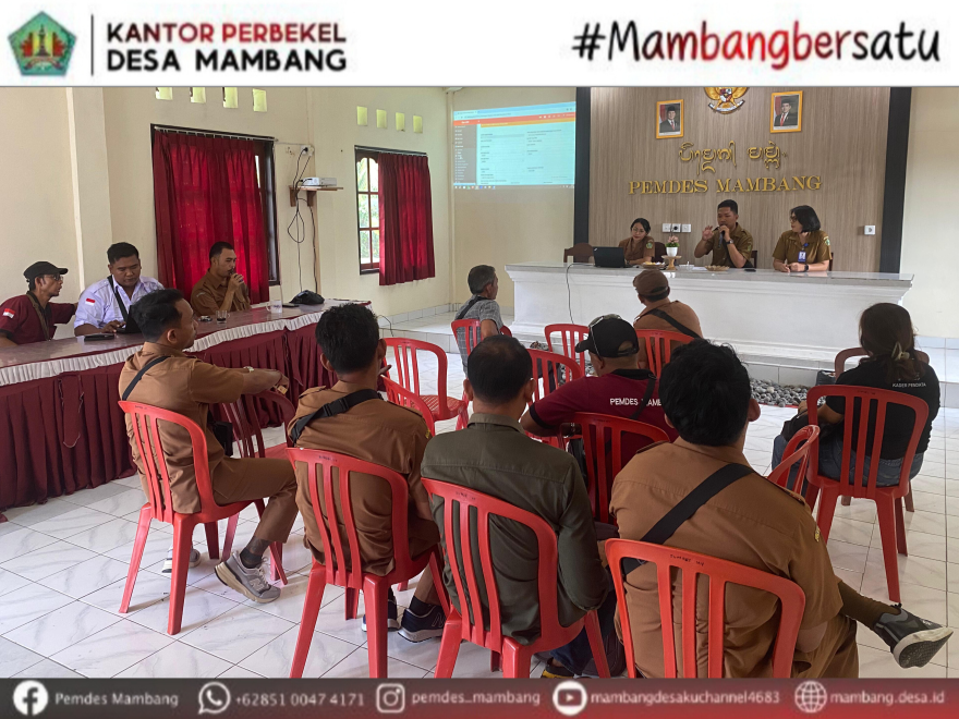 RAPAT KOORDINASI PENGINPUTAN DATA PRESISI