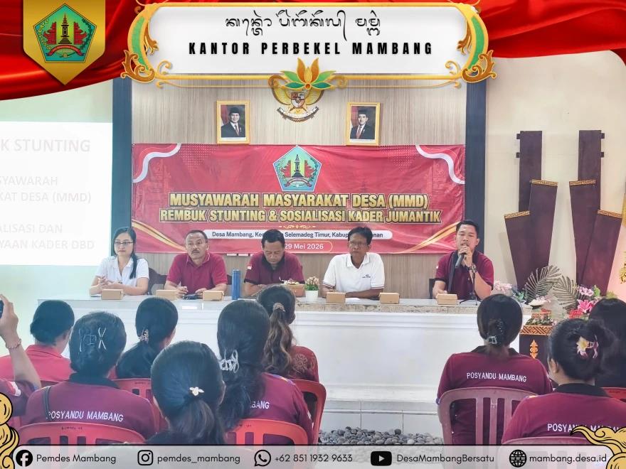 Rembuk Stunting, MMD dan Penguatan Kader Jumantik