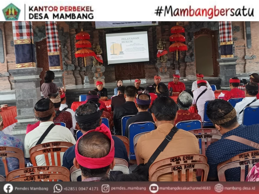 MENGHADIRI UNDANGAN RAPAT PELAYANAN HUKUM 