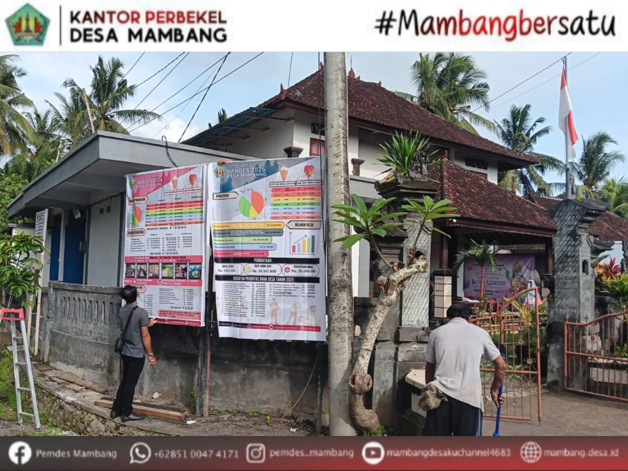 PEMASANGAN BALIHO APBDES TAHUN ANGGARAN  2025