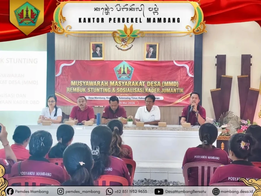 REMBUK STUNTING, MMD dan PENGUATAN KADER JUMANTIK