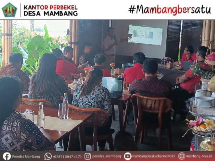 RAPAT KOORDINASI SEKDES SE KECAMATAN SELEMADEG TIMUR TERKAIT PERENCANAAN DESA 2026