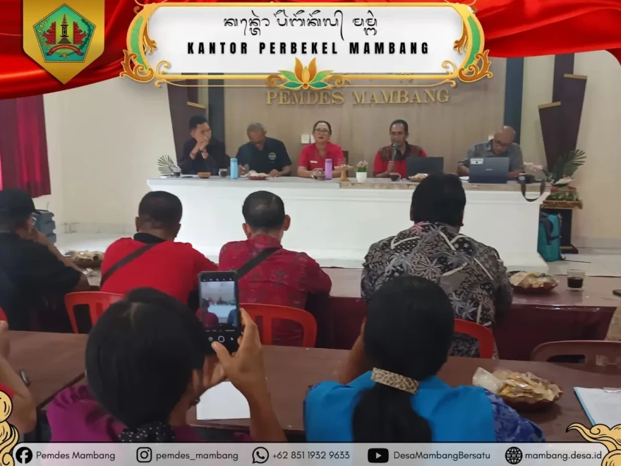 RAKOR SEKDES SE KECAMATAN SELEMADEG TIMUR