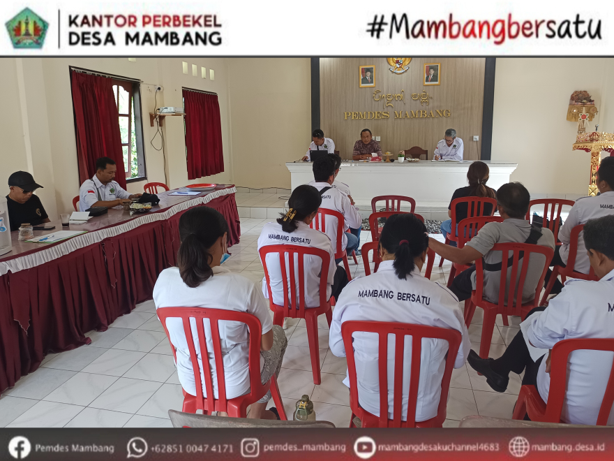 RAPAT RUTIN BULAN SEPTEMBER 2025 PEMDES MAMBANG
