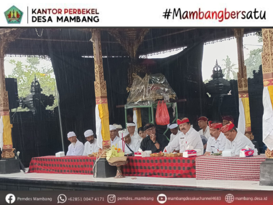 UNDANGAN PEMELASPASAN PURA DESA LAN PURA PUSEH DESA ADAT MAMBANG GEDE
