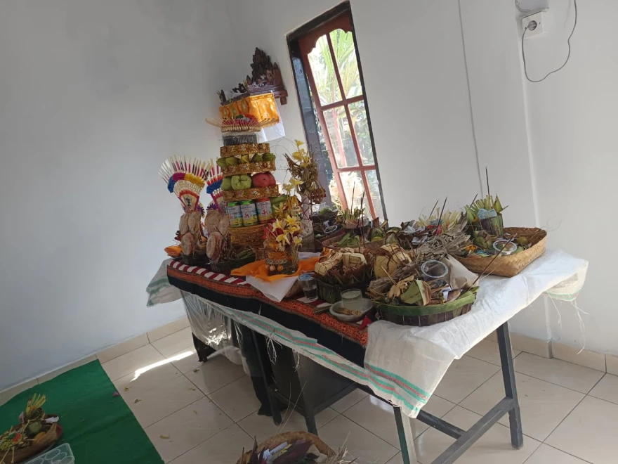 ACARA MELASPAS BANGUNAN BARU RING KANTOR DESA MAMBANG